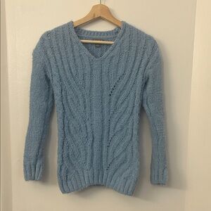 Charming Blue Knit Sweater for Kids